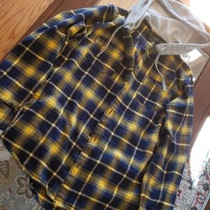 Pacsun hooded flannel